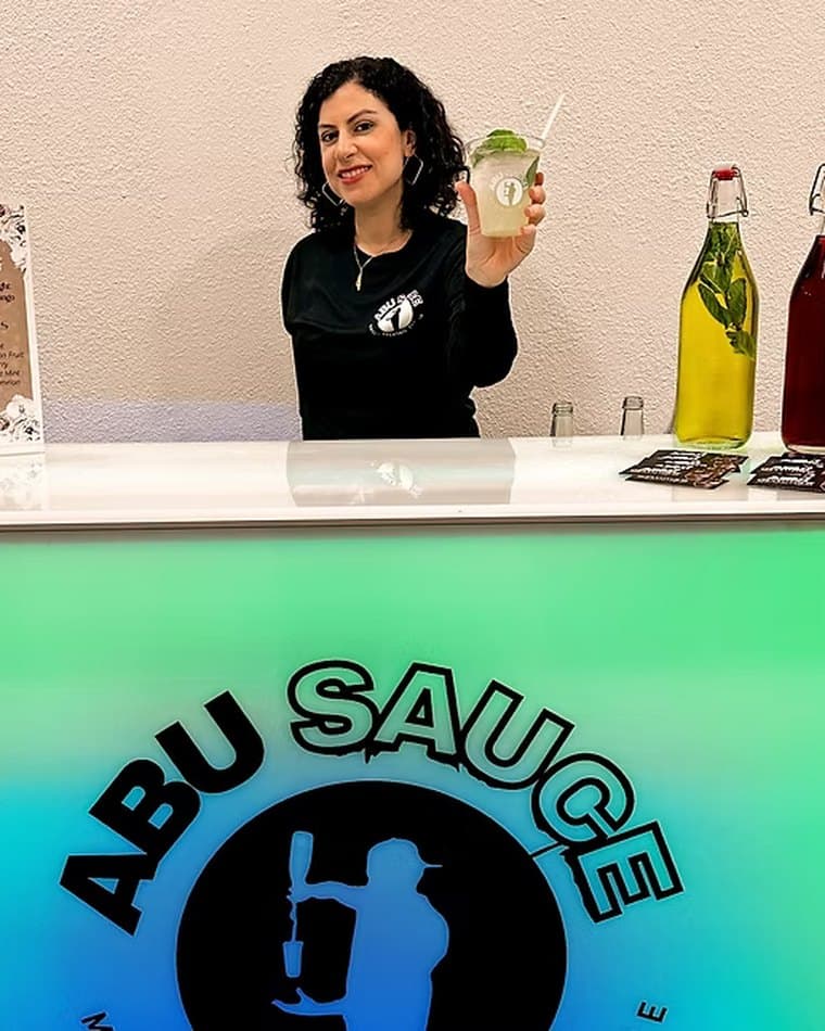 Nesreen, Mixologist at Abu Sauce Mocktails