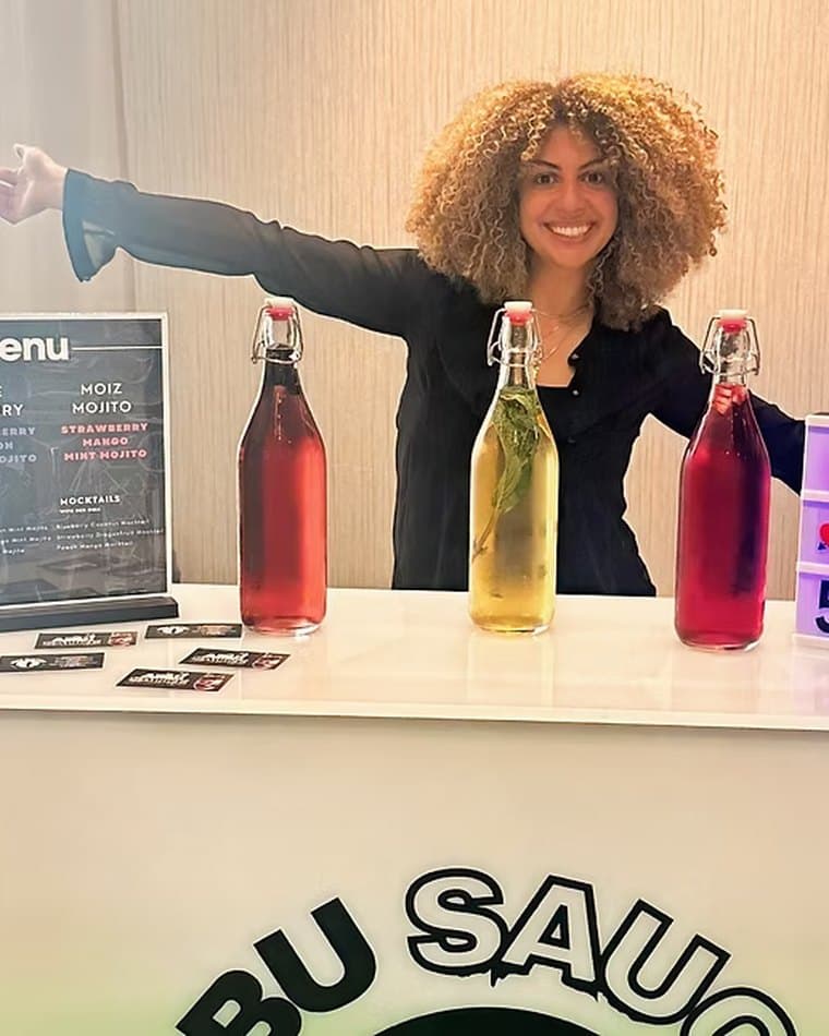 Rula aka 'Lucy', Mixologist at Abu Sauce Mocktails